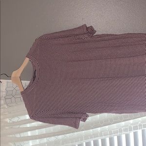 Brandy Melville Plain Striped Tee